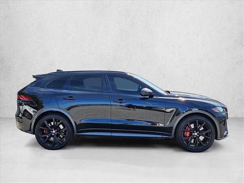 Borealis Black Satin 2020 Jaguar F-PACE SVR P550 AWD Automatic