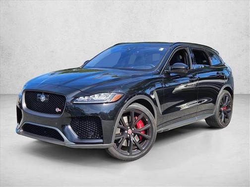 Borealis Black Satin 2020 Jaguar F-PACE SVR P550 AWD Automatic