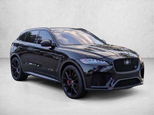Borealis Black Satin 2020 Jaguar F-PACE SVR P550 AWD Automatic