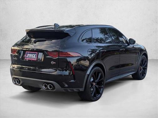 Borealis Black Satin 2020 Jaguar F-PACE SVR P550 AWD Automatic