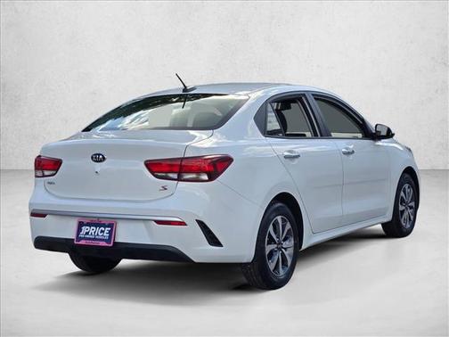 Clear White 2021 Kia Rio S