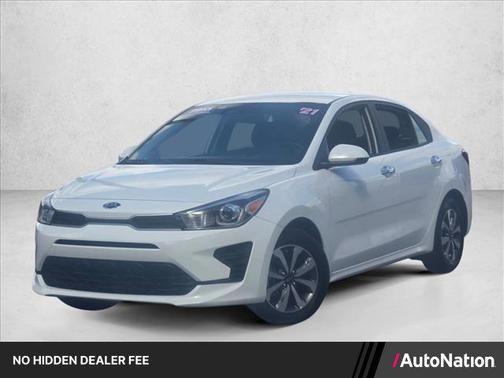 Clear White 2021 Kia Rio S
