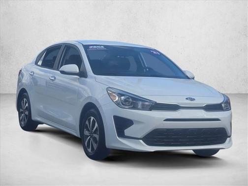 Clear White 2021 Kia Rio S