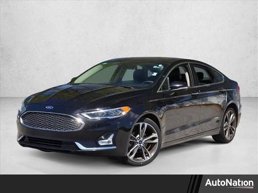 Agate Black Metallic 2020 Ford Fusion Titanium