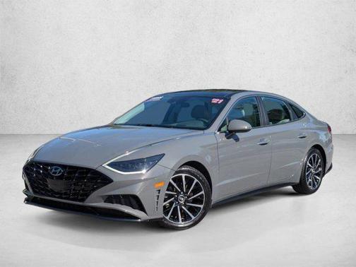 Hampton Gray 2021 Hyundai SONATA Limited