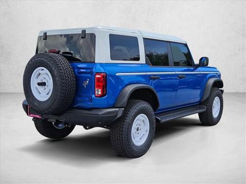 Velocity Blue Metallic 2026 Ford Bronco Heritage Edition
