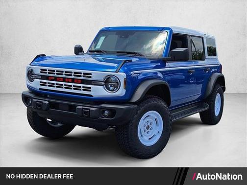 Velocity Blue Metallic 2026 Ford Bronco Heritage Edition