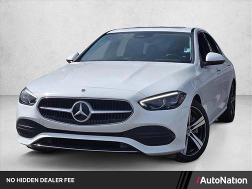 Polar White 2022 Mercedes-Benz C-Class Sedan