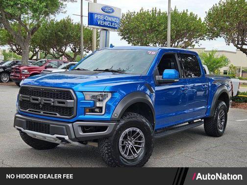 Velocity Blue Metallic 2019 Ford F-150 Raptor