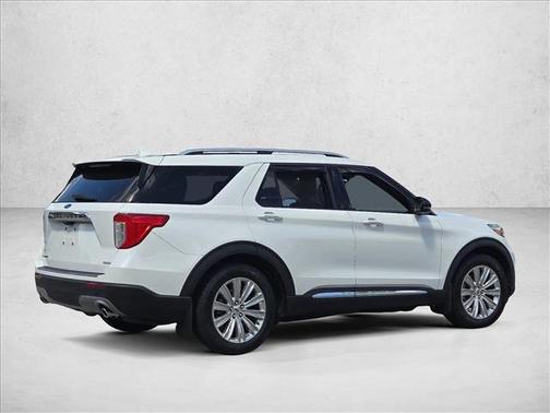 Star White Metallic Tri-Coat 2020 Ford Explorer Limited