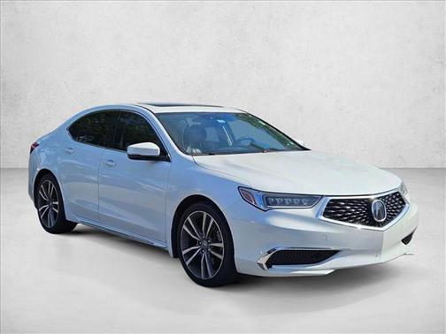 Platinum White Pearl 2020 Acura TLX Technology
