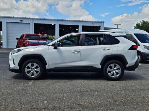 Super White 2021 Toyota RAV4 LE