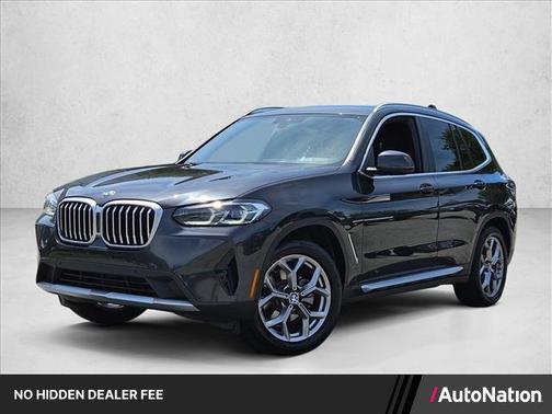 Dark Graphite Metallic 2024 BMW X3 xDrive30i