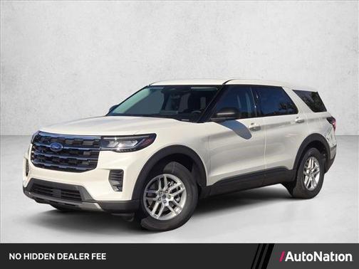 Star White Metallic Tri-Coat 2026 Ford Explorer Active