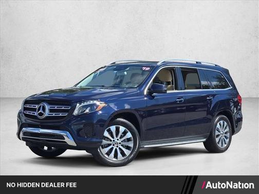 Blue 2019 Mercedes-Benz GLS 450 4MATIC