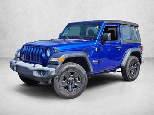 Ocean Blue Metallic Clearcoat 2019 Jeep Wrangler Sport