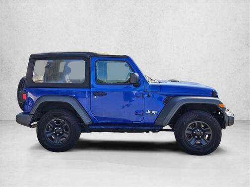Ocean Blue Metallic Clearcoat 2019 Jeep Wrangler Sport