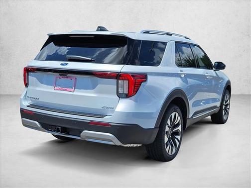 Space White Metallic 2026 Ford Explorer Platinum