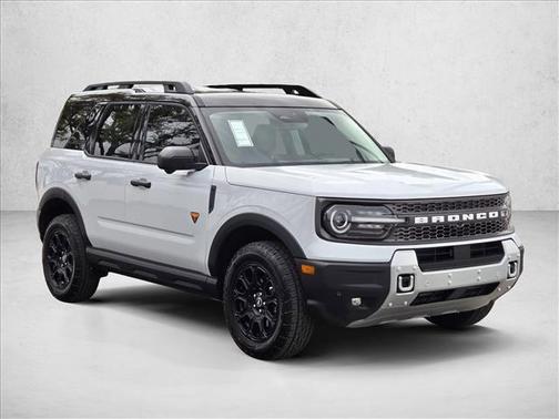 Space White Metallic 2026 Ford Bronco Sport Badlands
