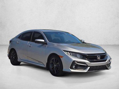 Gray 2021 Honda Civic EX