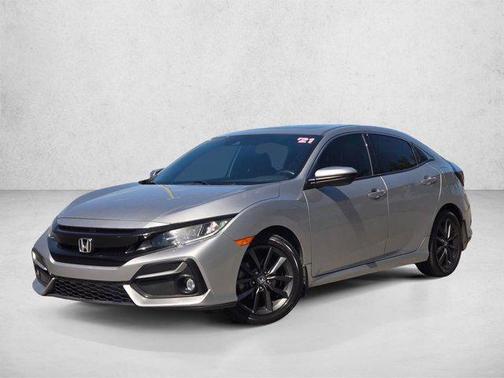 Gray 2021 Honda Civic EX