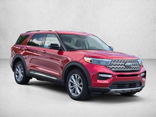 Rapid Red Metallic Tinted Clearcoat 2021 Ford Explorer Limited