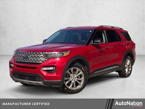 Rapid Red Metallic Tinted Clearcoat 2021 Ford Explorer Limited