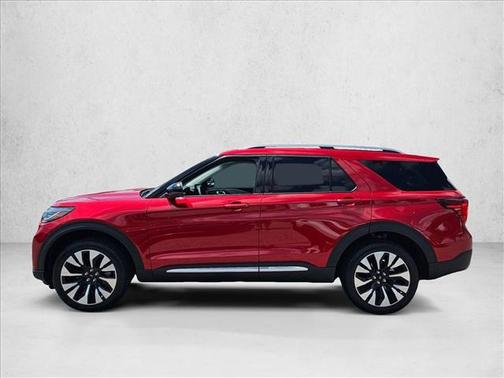 Rapid Red Metallic Tinted Clearcoat 2026 Ford Explorer Platinum