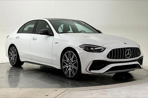 Polar White 2023 Mercedes-Benz AMG C 43 Base 4MATIC