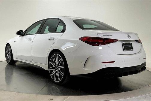 Polar White 2023 Mercedes-Benz AMG C 43 Base 4MATIC