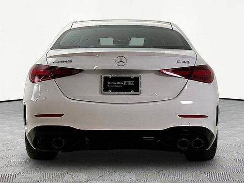Polar White 2023 Mercedes-Benz AMG C 43 Base 4MATIC