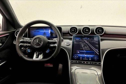 Polar White 2023 Mercedes-Benz AMG C 43 Base 4MATIC