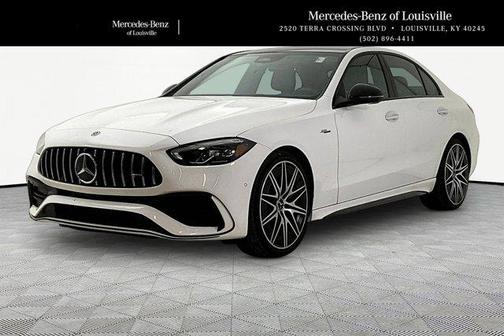 Polar White 2023 Mercedes-Benz AMG C 43 Base 4MATIC