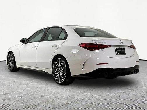 Polar White 2023 Mercedes-Benz AMG C 43 Base 4MATIC