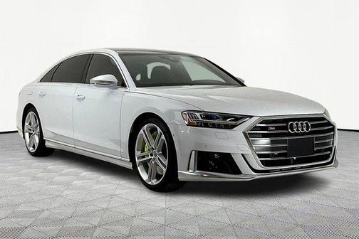 Glacier White Metallic 2020 Audi S8 4.0T quattro