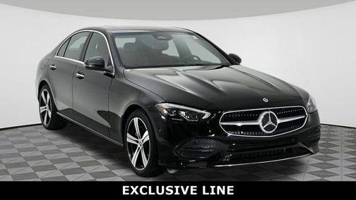 Black 2025 Mercedes-Benz C-Class C 300 4MATIC