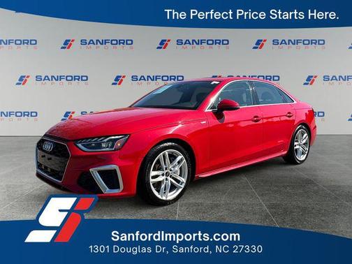 Tango Red Metallic 2023 Audi A4 45 S line Premium Plus