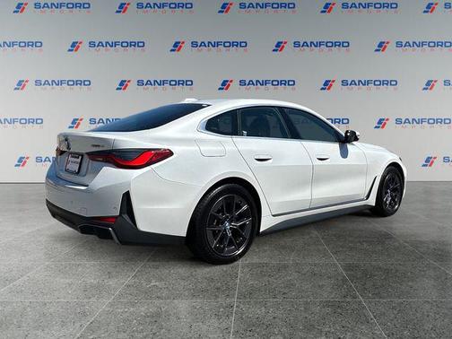 Mineral White Metallic 2023 BMW i4 Gran Coupe eDrive35