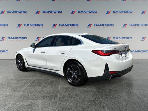 Mineral White Metallic 2023 BMW i4 Gran Coupe eDrive35