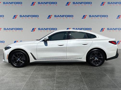 Mineral White Metallic 2023 BMW i4 Gran Coupe eDrive35