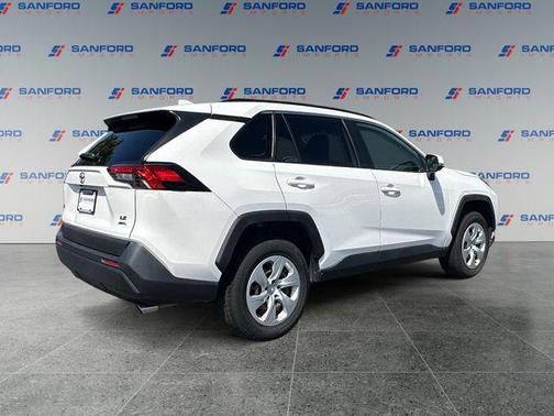 Super White 2019 Toyota RAV4 LE
