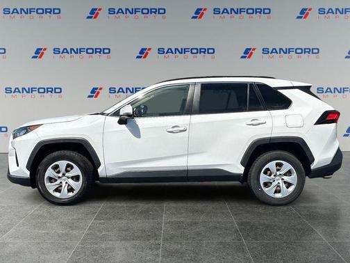 Super White 2019 Toyota RAV4 LE