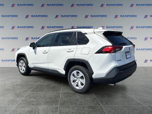 Super White 2019 Toyota RAV4 LE