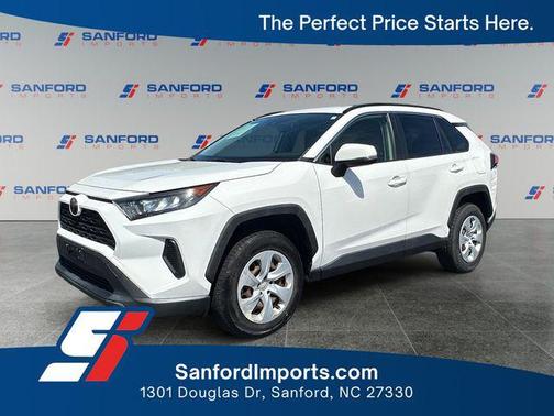 Super White 2019 Toyota RAV4 LE