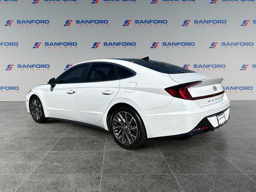 Quartz White 2021 Hyundai SONATA Limited