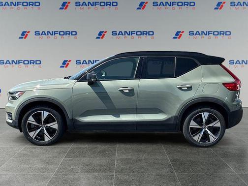 Sage Green 2021 Volvo XC40 Recharge Pure Electric P8