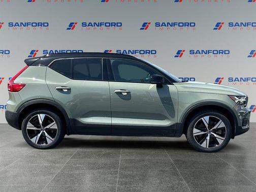 Sage Green 2021 Volvo XC40 Recharge Pure Electric P8