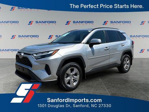 Silver Sky Metallic 2023 Toyota RAV4 Hybrid XLE