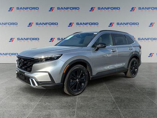 Lunar Silver Metallic 2024 Honda CR-V Hybrid Sport Touring AWD