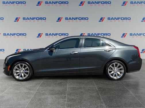 Phantom Gray Metallic 2017 Cadillac ATS 2.0L Turbo Luxury